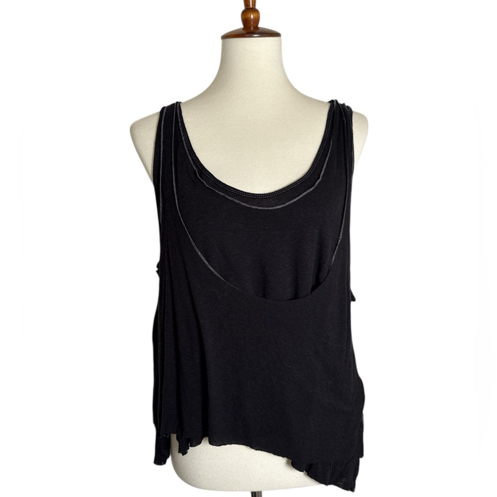 Free People We the Free Karmen Oversized Double layered Top